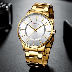 Curren 8385 Golden Watch for Men